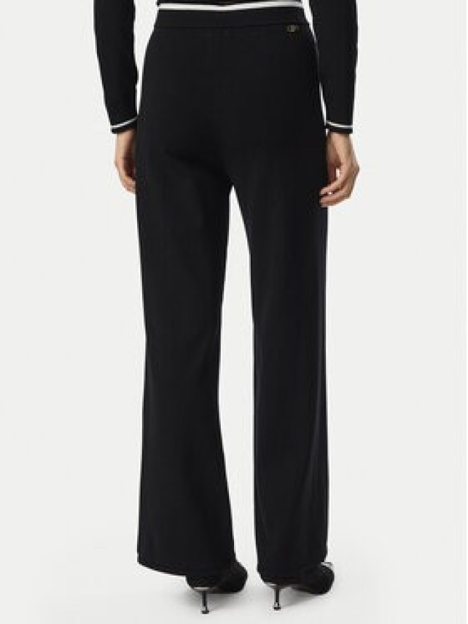 Liu Jo Sport Spodnie dzianinowe TF6190 MS63L Czarny Regular Fit