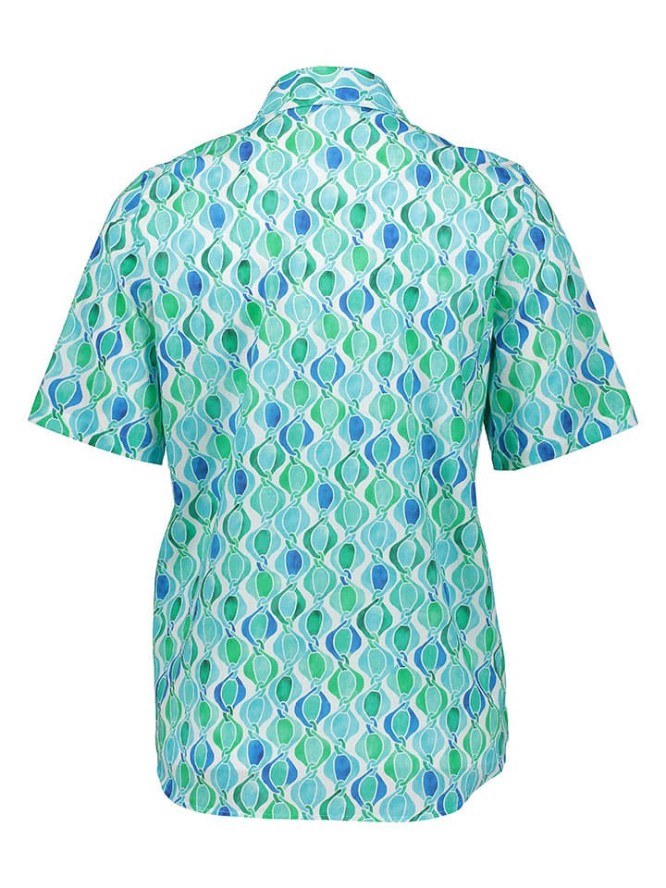 Eterna Koszula - Regular fit - w kolorze turkusowo-zielonym rozmiar: 34