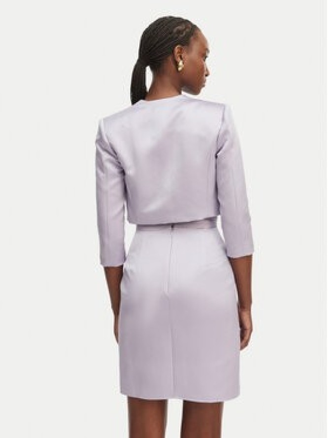 Elisabetta Franchi Sukienka koktajlowa TB-001-61E2-V550 Fioletowy Regular Fit
