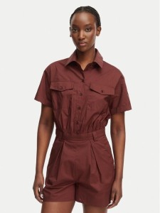 Patrizia Pepe Kombinezon 2T0095/A9B9-B887 Brązowy ciemny Regular Fit