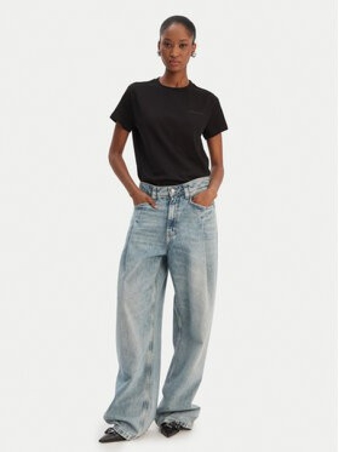 Patrizia Pepe T-Shirt 8M1543/J111-K103 Czarny Regular Fit