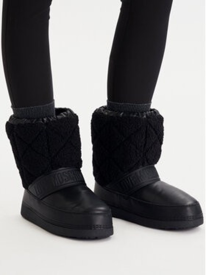 LOVE MOSCHINO Śniegowce JA24422G0NISJ00Bcz Czarny