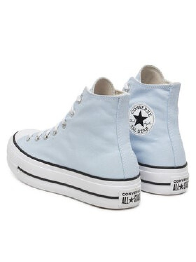 Converse Trampki Chuck Taylor All Star Lift Platform A10644C Błękitny