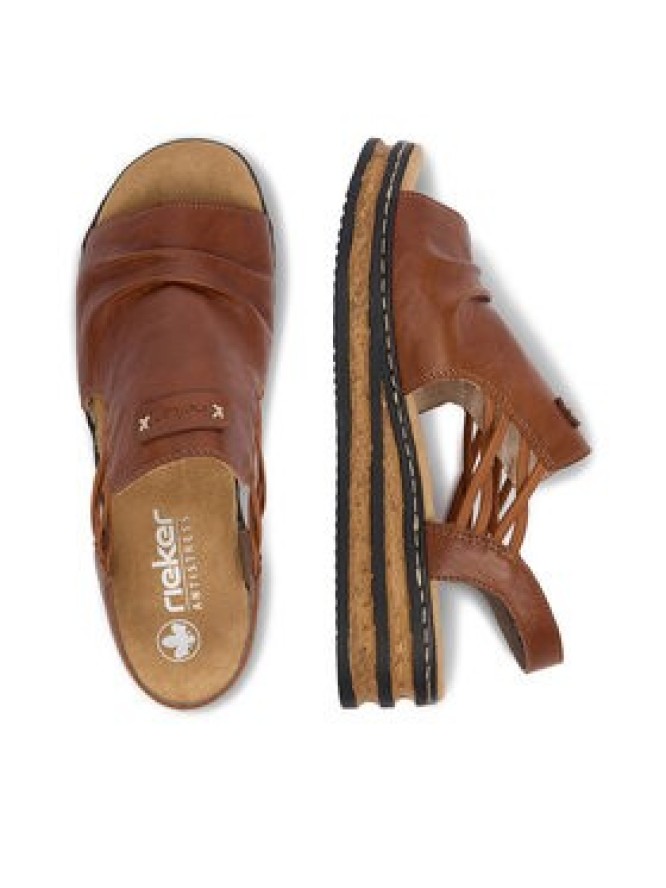 Rieker Sandały CEO-62962-22 Brązowy