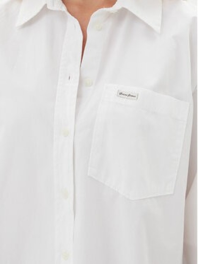 Guess Jeans Koszula W4YH22 WGCF1 Biały Relaxed Fit