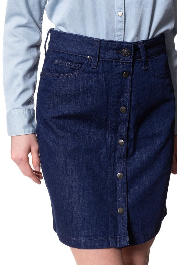 SPÓDNICA JEANSOWA LEE A LINE SKIRT RINSE L38NRC36 112108289