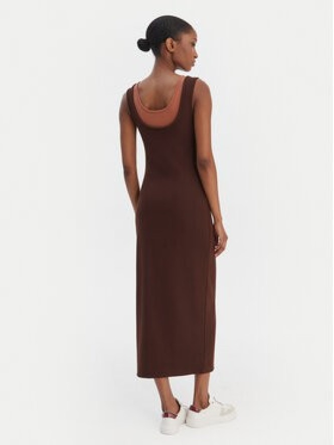 Calvin Klein Jeans Sukienka codzienna LV047E220G Brązowy Slim Fit