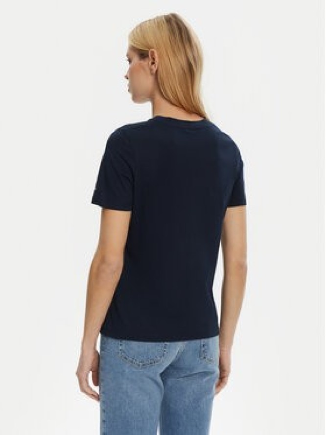 Tommy Hilfiger T-Shirt WW0WW45428 Granatowy Regular Fit