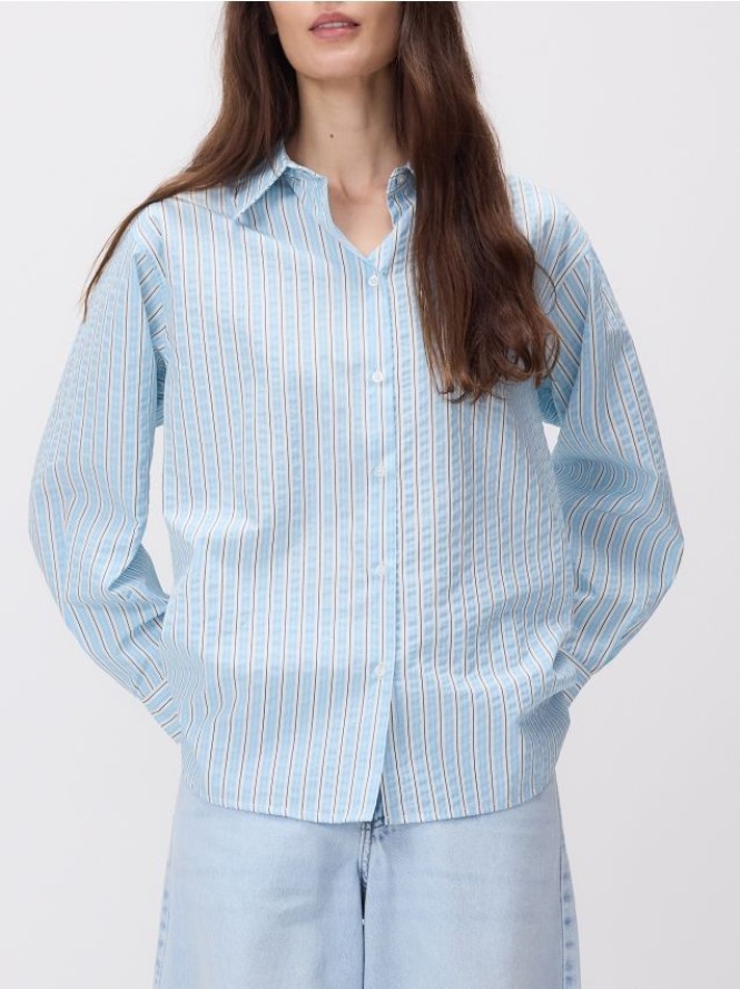 Koszula w paski - wielobarwny