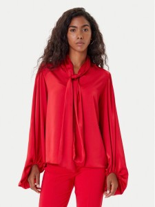 Rinascimento Bluzka CFC0126202003 Czerwony Loose Fit