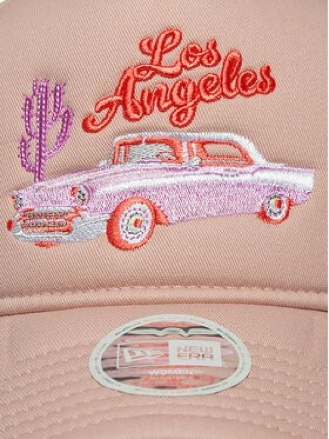 New Era Czapka z daszkiem Western 9FORTY A-Frame 60667504 Różowy