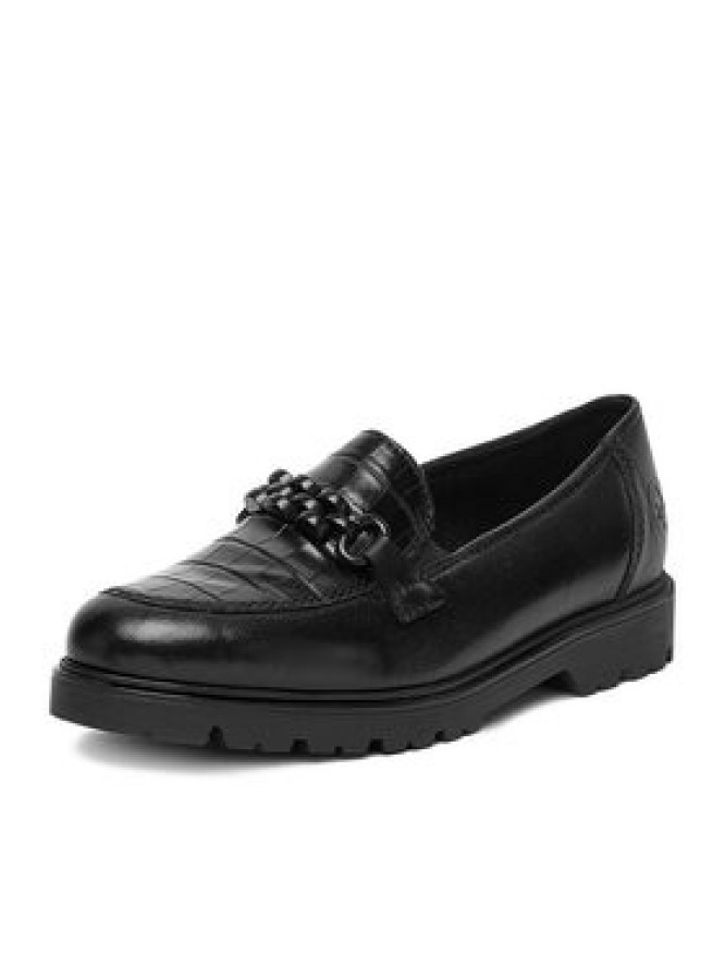 Rieker Loafersy 45561-01 Czarny
