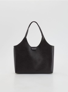 Torebka shopper - ciemnobrązowy