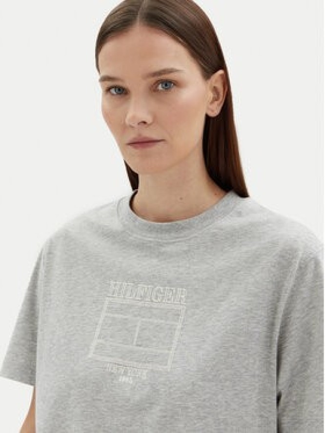 Tommy Hilfiger T-Shirt WW0WW45525 Szary Relaxed Fit