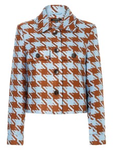 More & More Kurtka koszulowa w kolorze jasnobrązowo-błękitnym rozmiar: 46