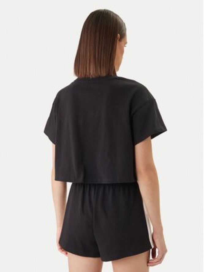 Calvin Klein Swimwear T-Shirt LV00Q61201 Czarny Relaxed Fit