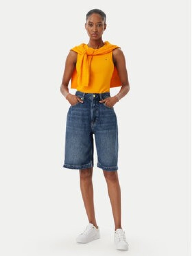 Tommy Hilfiger Szorty jeansowe WW0WW48597 Niebieski Relaxed Fit