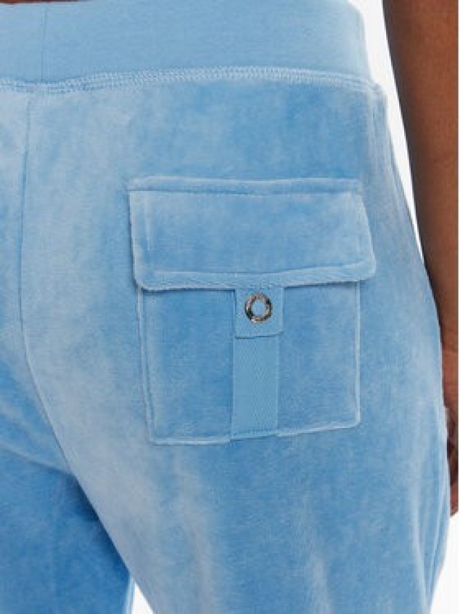 Juicy Couture Spodnie dresowe Caisa JCSEBJ008 Niebieski Slim Fit