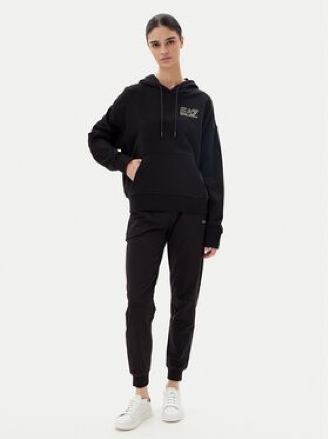 EA7 Emporio Armani Bluza 7W000101 AF12473 MC004 Czarny Loose Fit