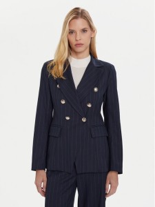 Maryley Marynarka 25IB139/M17 Granatowy Regular Fit