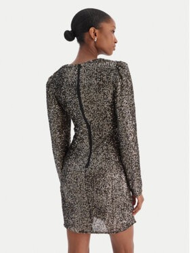 Rinascimento Sukienka koktajlowa CFC0126602003 Srebrny Slim Fit