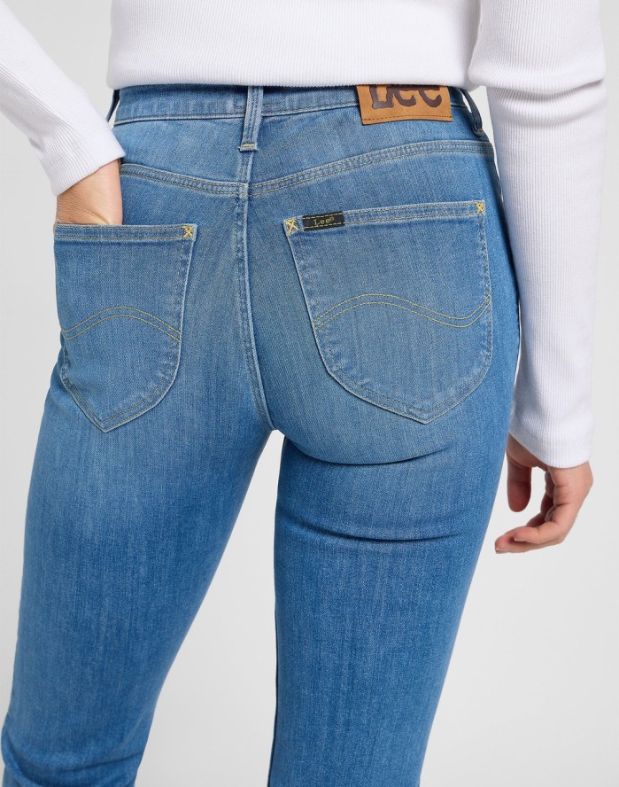 DAMSKIE SPODNIE LEE BREESE DEEP HUM 112370938