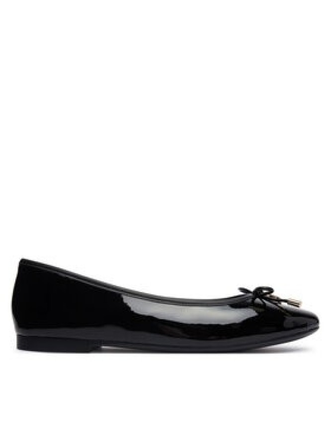 Tommy Hilfiger Baleriny Th Charm Patent Ballerina FW0FW09481 Czarny