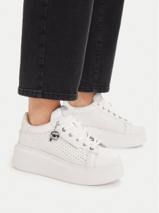 KARL LAGERFELD Sneakersy KL63577N Biały
