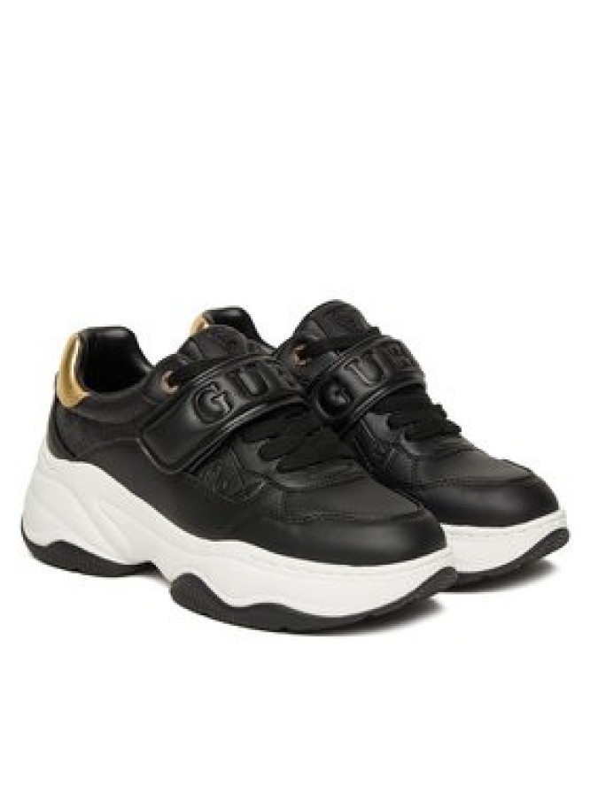 Guess Sneakersy FLFHNN ELE12 Czarny