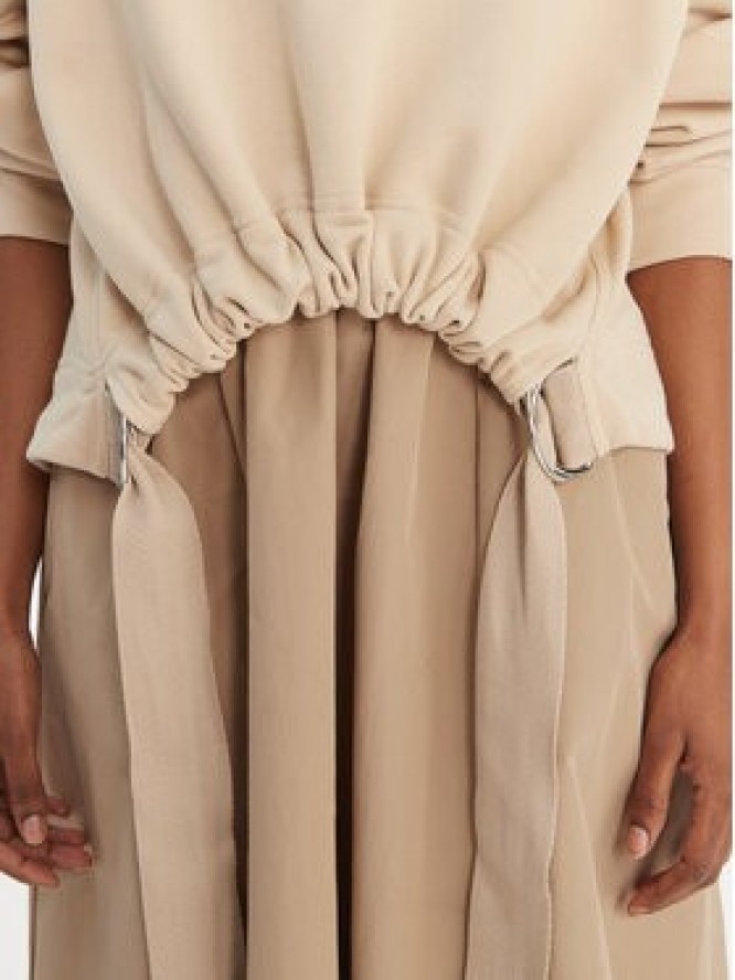 Weekend Max Mara Komplet bluza i sukienka Destino 2615631021 Beżowy Relaxed Fit