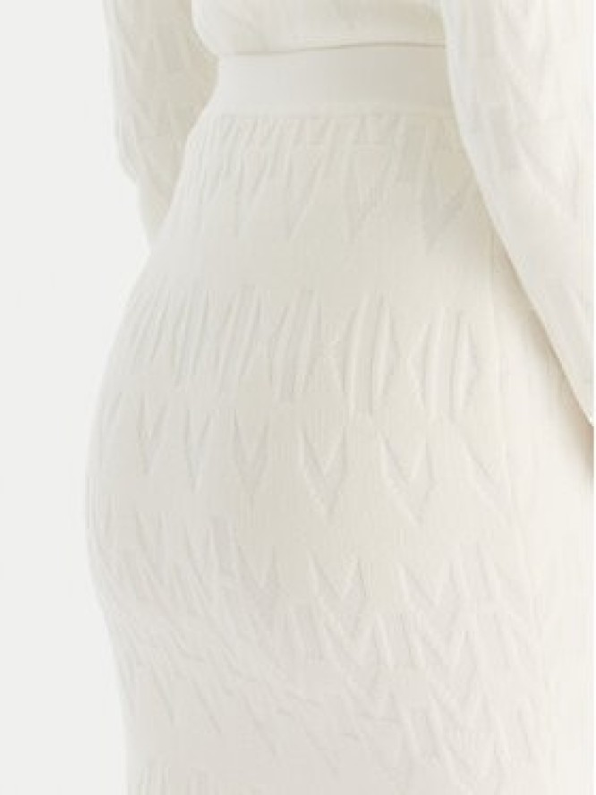 Marciano Guess Spódnica ołówkowa 5BGD00 5661Z Écru Slim Fit