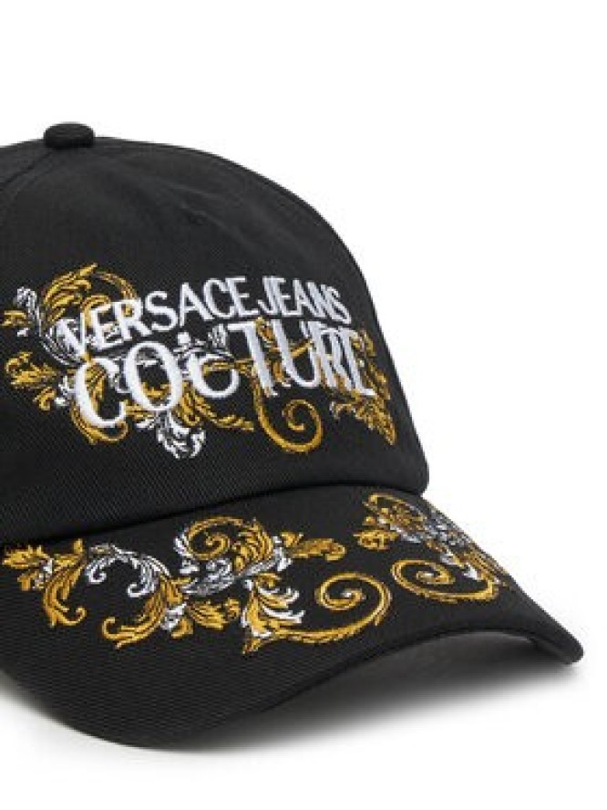Versace Jeans Couture Czapka z daszkiem 78VAZK17 Czarny