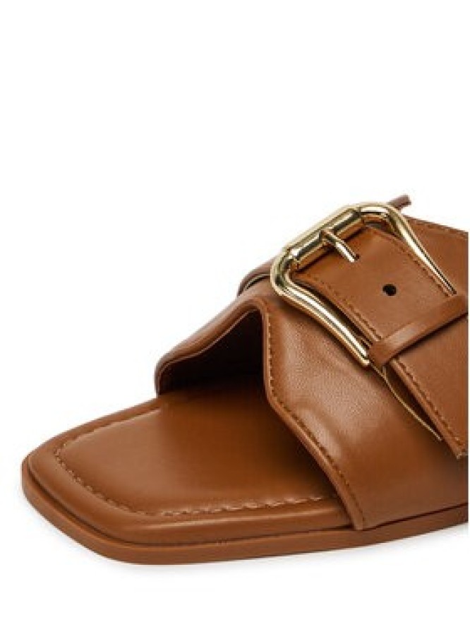JENNY Klapki RS24SS03-160 Brązowy