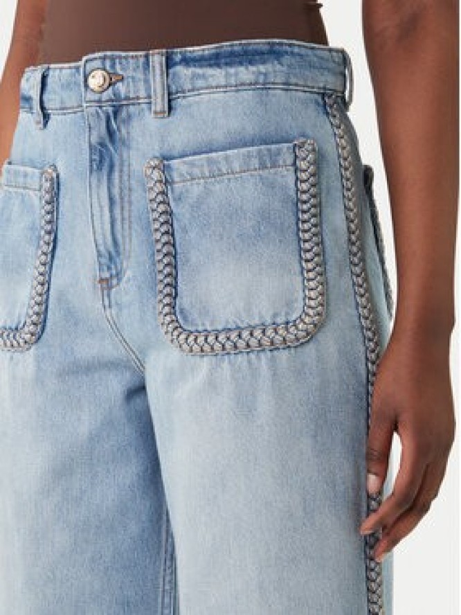 Just Cavalli Jeansy 80PAB5T3 CDWCD Niebieski Straight Fit