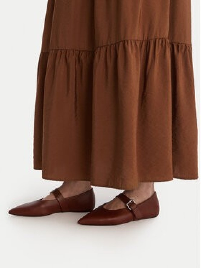 Marella Spódnica maxi Ciocca 2613101084 Brązowy Regular Fit