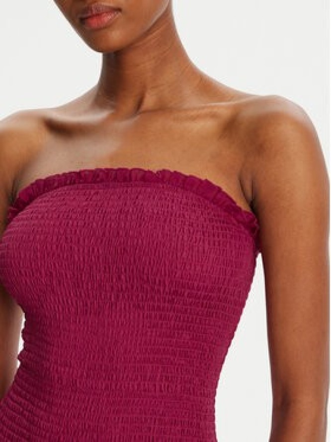 Bardot Sukienka letnia Azura Strapless 59882DB Różowy Slim Fit