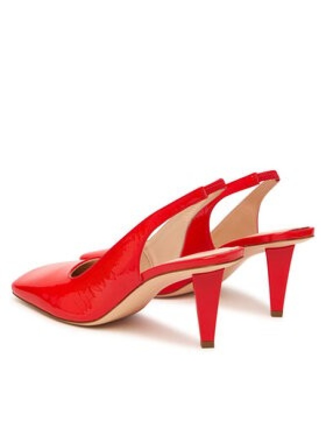 AGL Czółenka Celia Sling B D279003PCPLUME0377 Pomarańczowy