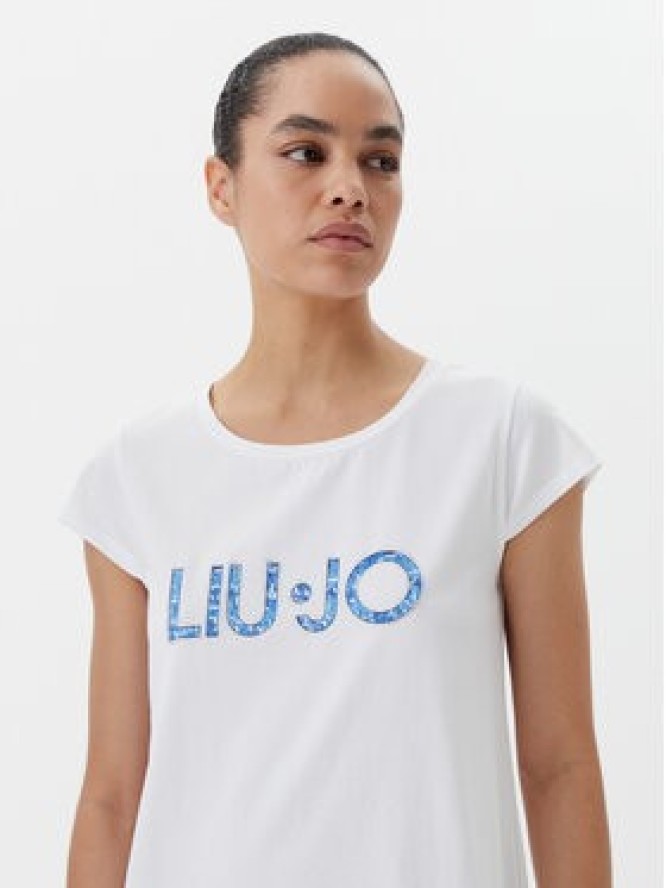 Liu Jo Beachwear Sukienka codzienna VA5194 JS003 Biały Regular Fit