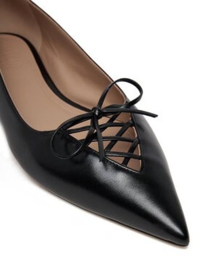 MALONE SOULIERS Baleriny Hedy Flat 10-4 Czarny