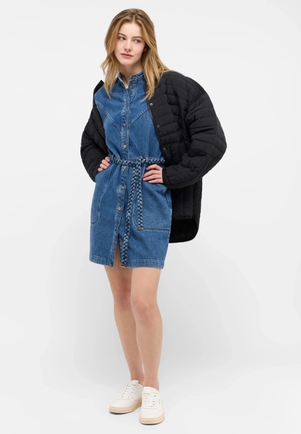 Damska Sukienka Mini Mustang Style Paola Dress Denim Blue 1015586 5000 500