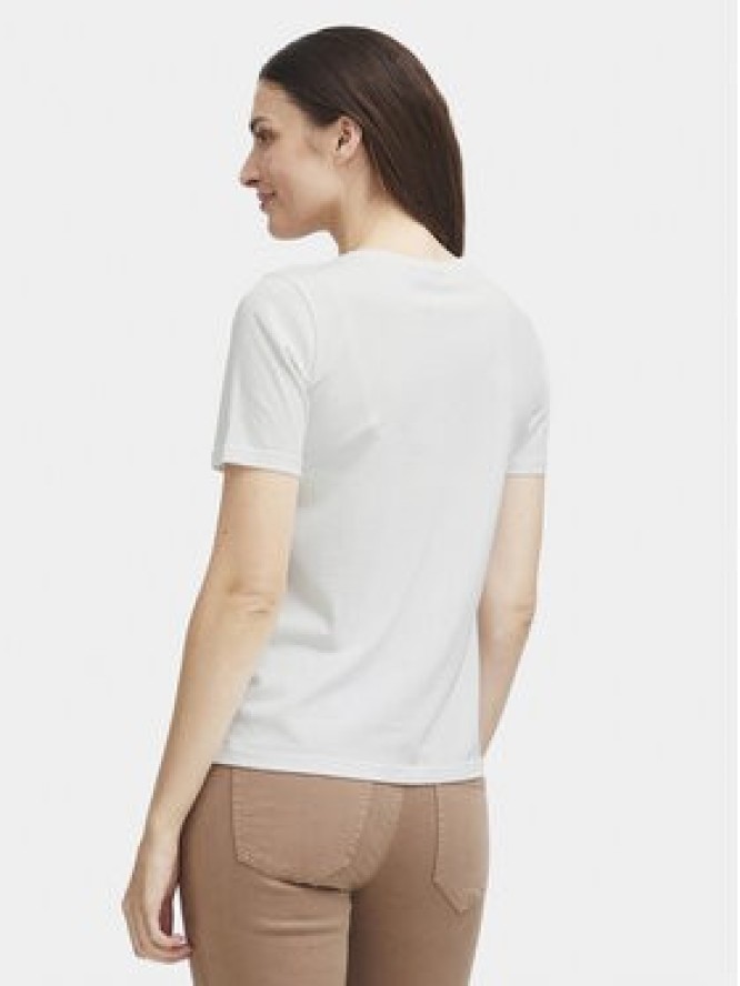 Fransa T-Shirt 20613424 Biały Regular Fit