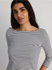 Bawełniany longsleeve - wielobarwny