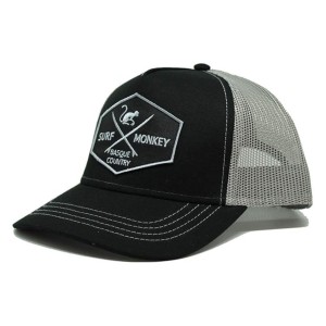 Czapka Trucker z 5 panelami / Rozmiar uniwersalny (Czarny/Szary)
