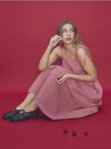 Plecione baleriny - czarny