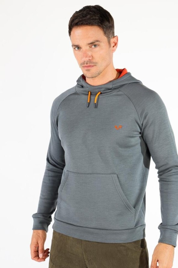 Scout - bluza termiczna z kapturem 100% wełna merino (260 g/m²)