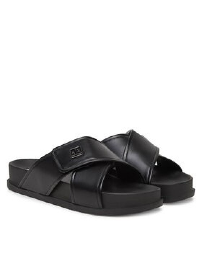 Armani Exchange Klapki XDP063 XV927 00002 Czarny