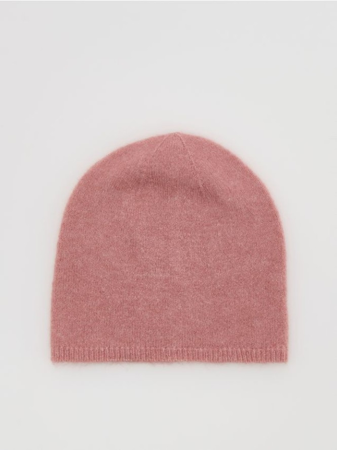 Czapka beanie - brudny róż