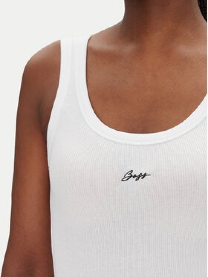 BOSS Top C_Ematite 50547548 Biały Slim Fit