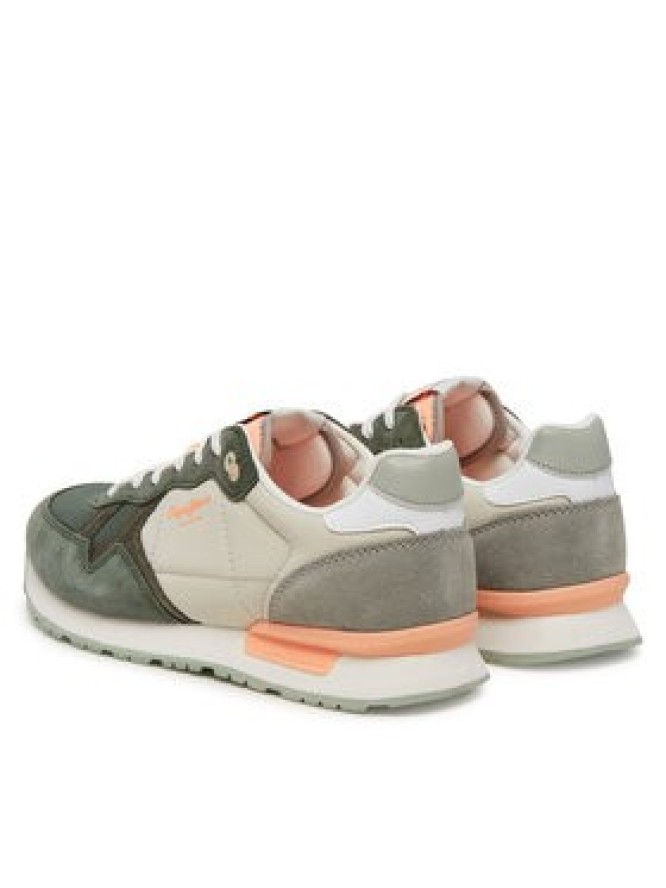 Pepe Jeans Sneakersy Brit Camp W PLS40038 Zielony
