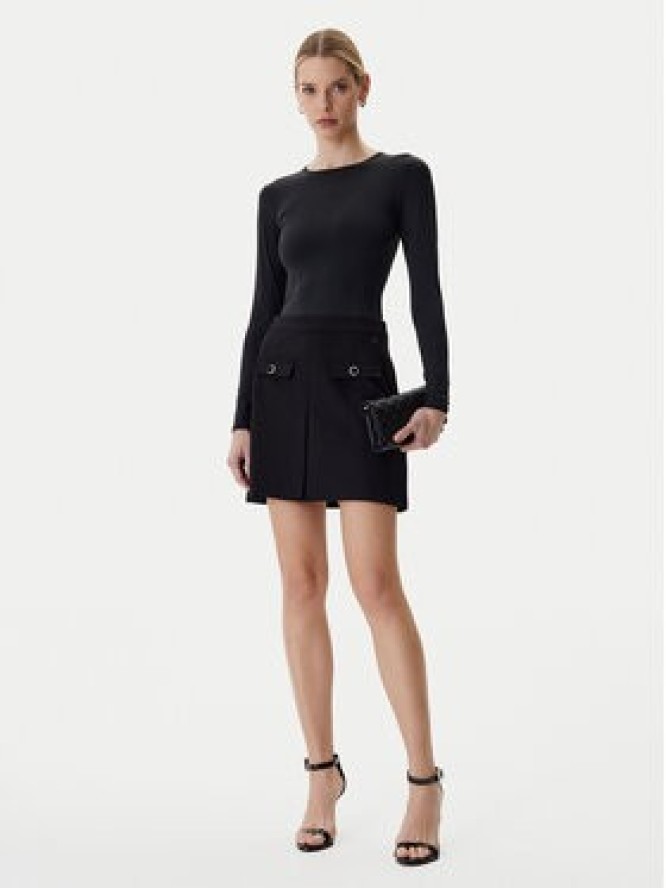 Guess Spódnica mini W6RD57 KCMU2 Czarny Classic Fit